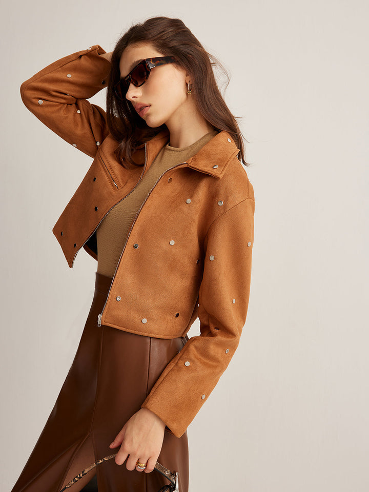 Mune | Zipper Crop Jacket