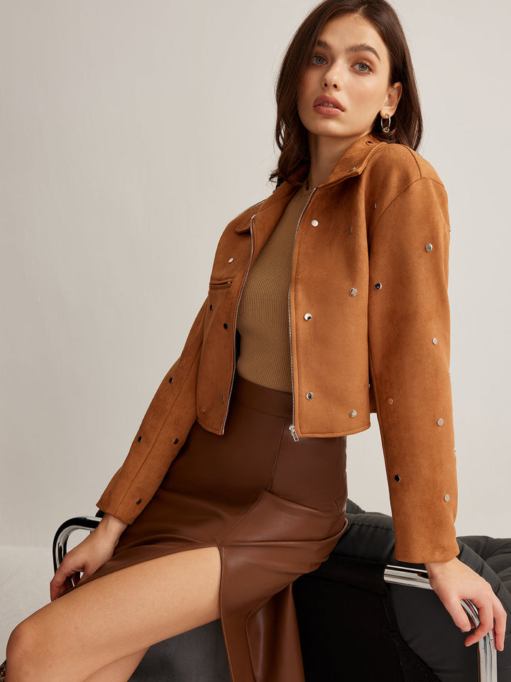 Mune | Zipper Crop Jacket