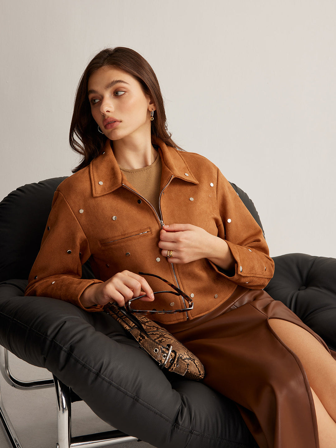 Mune | Zipper Crop Jacket