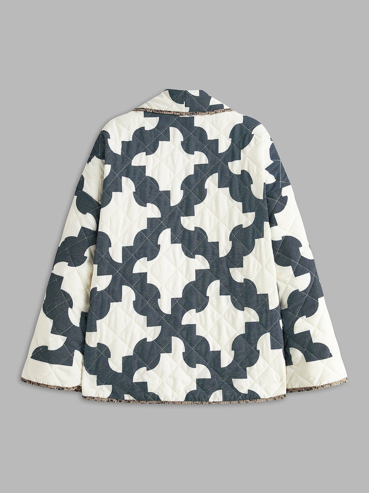 Mune | Block-Printed Warm Jacket