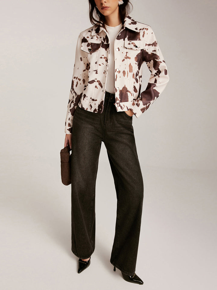 Mune | Printed Tweed Short Jacket