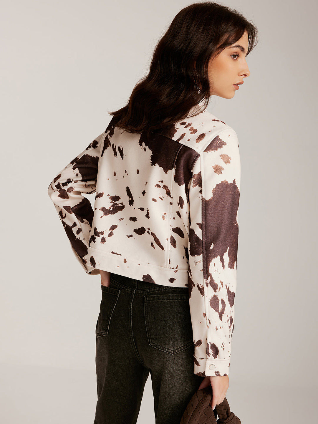 Mune | Printed Tweed Short Jacket