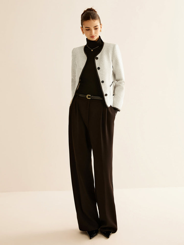 Mune | Contrast Trim Jacket