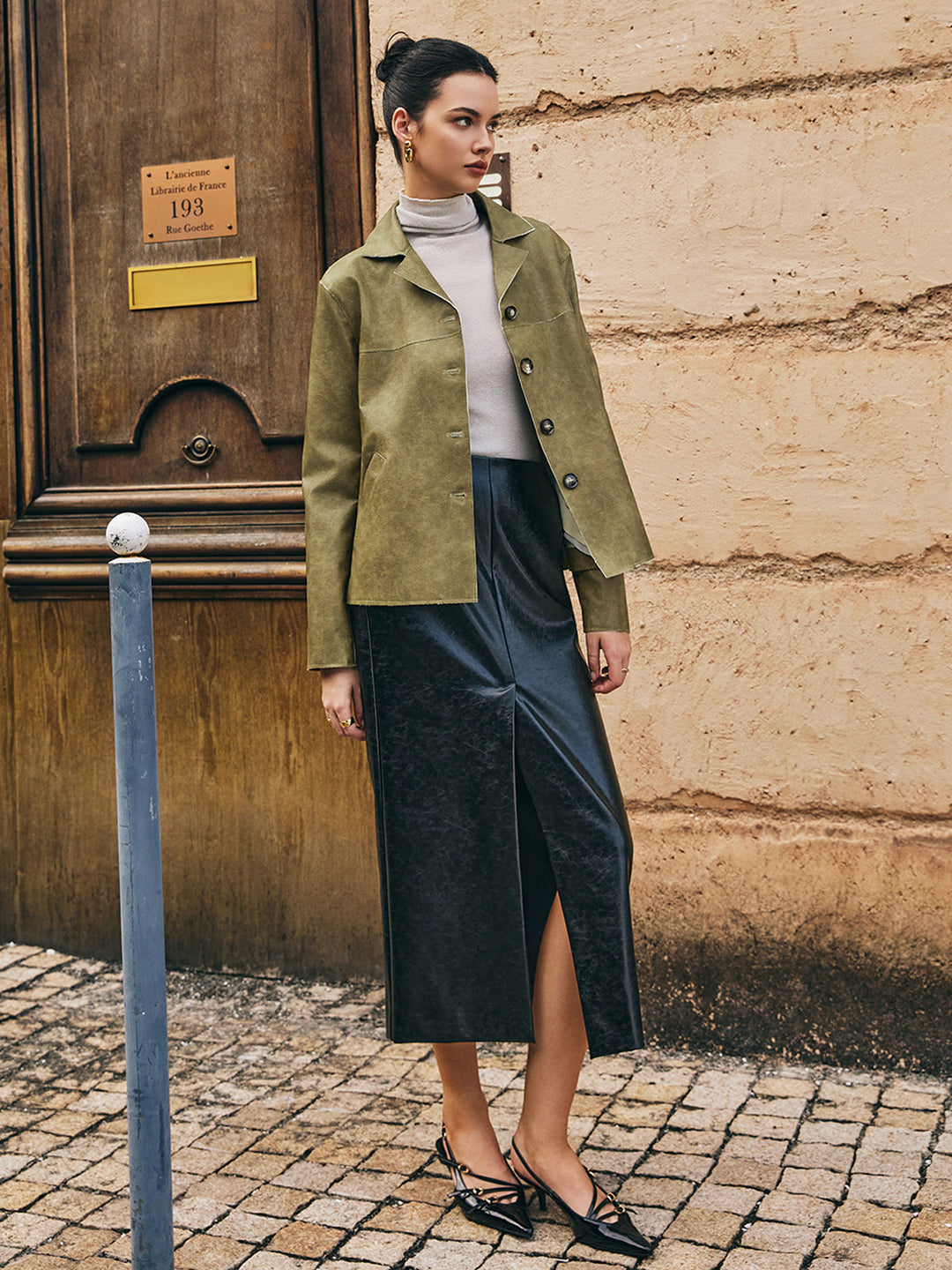 Mune | Pu-Leather Straight Jacket
