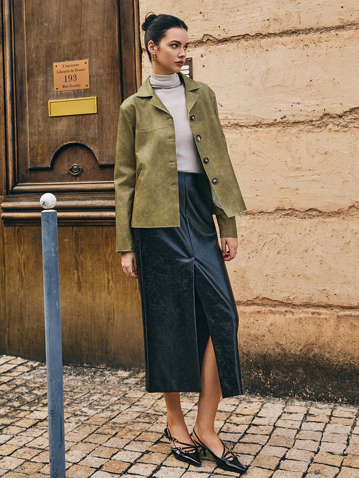 Mune | Pu-Leather Straight Jacket