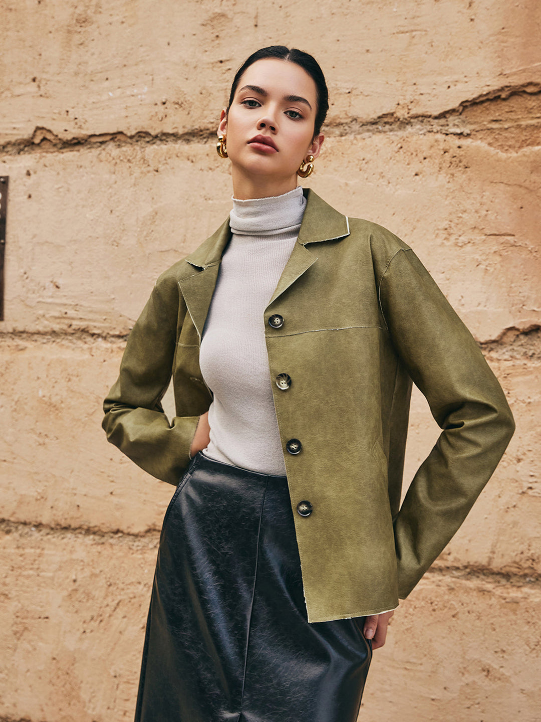 Mune | Pu-Leather Straight Jacket