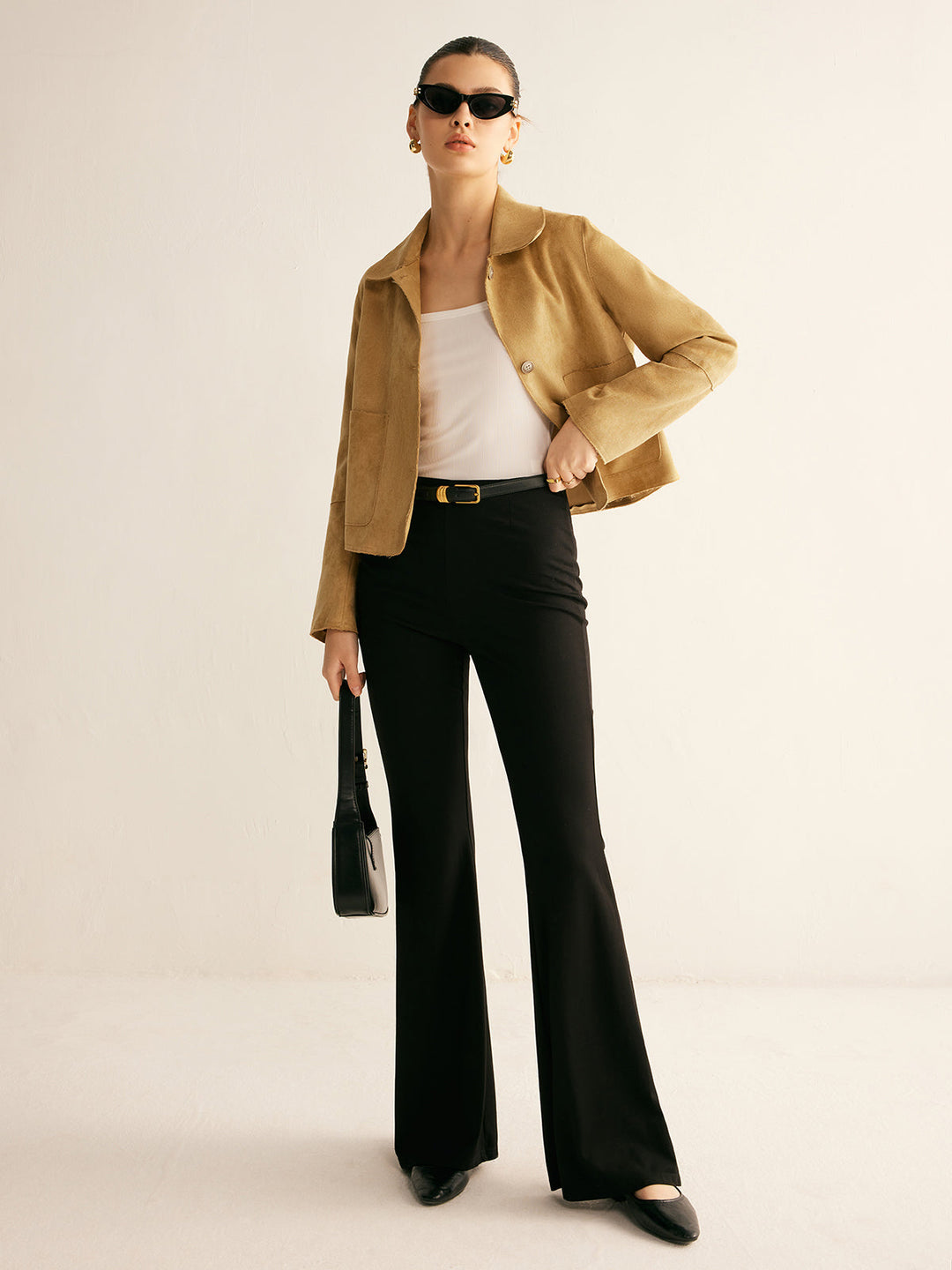 Mune | Faux Leather Short Jacket