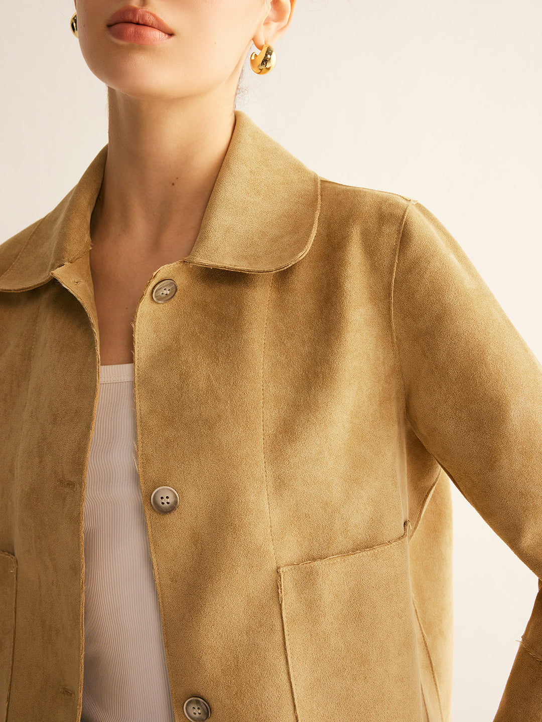 Mune | Faux Leather Short Jacket