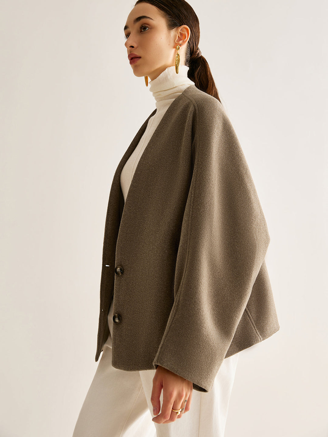 Mune | Neck Loose Warm Jacket