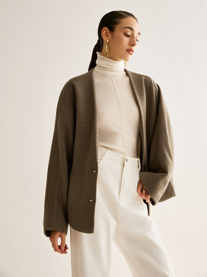 Mune | Neck Loose Warm Jacket