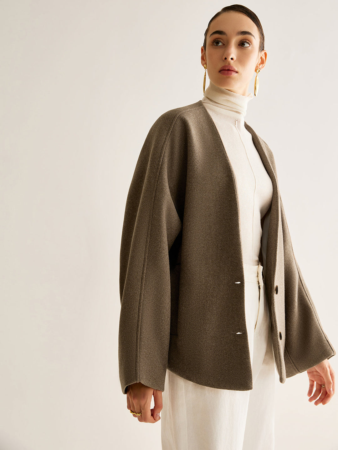 Mune | Neck Loose Warm Jacket