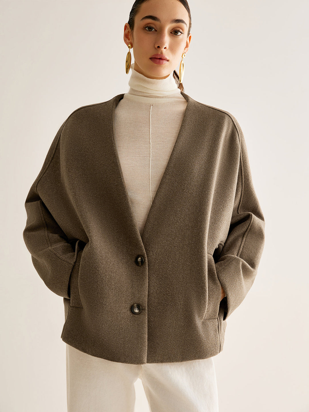 Mune | Neck Loose Warm Jacket
