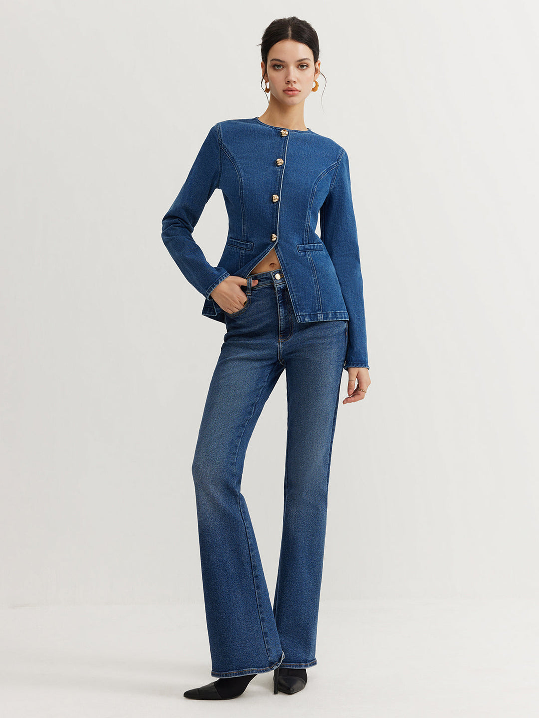 Mune | Down Denim Slim Jacket