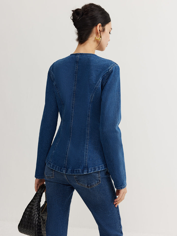 Mune | Down Denim Slim Jacket