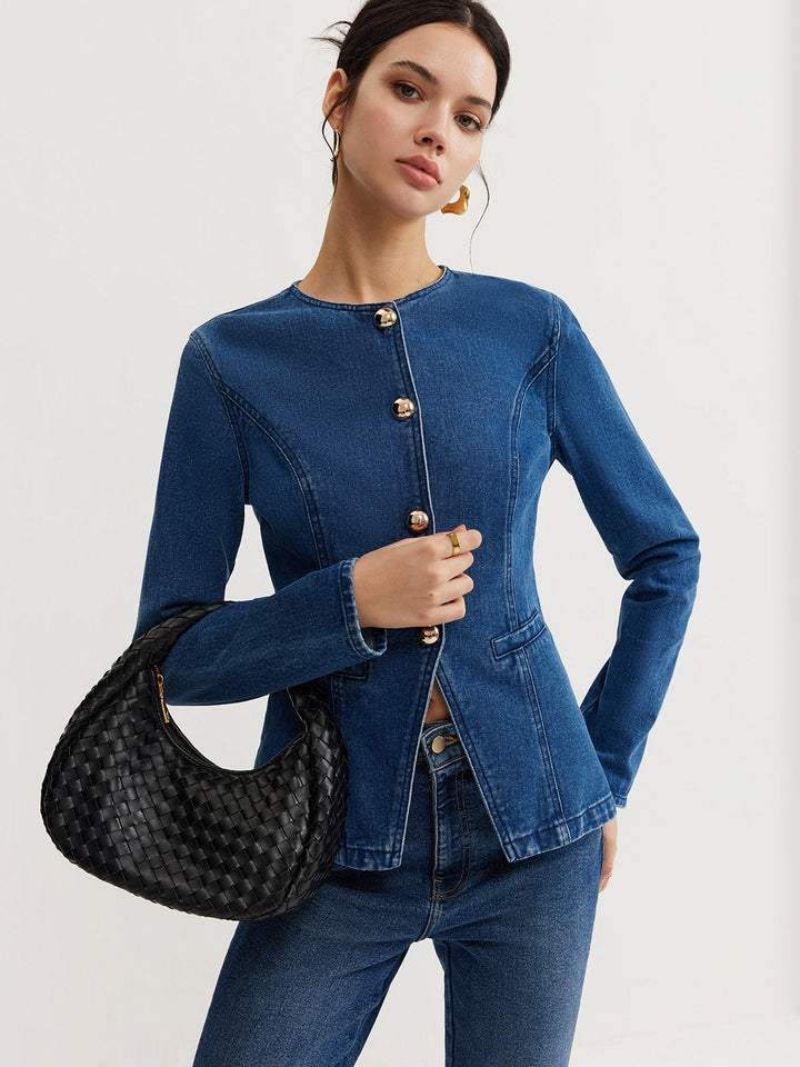 Mune | Down Denim Slim Jacket