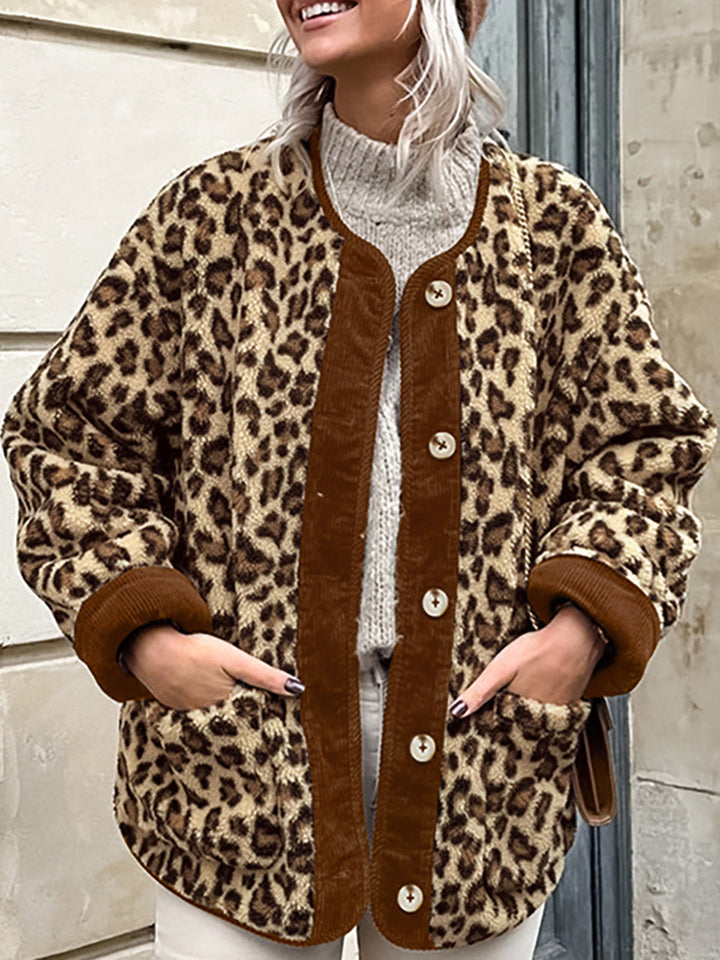 Mune | Trim Minky Leopard Jacket