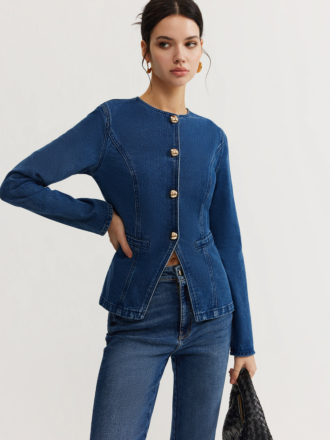Mune | Down Denim Slim Jacket