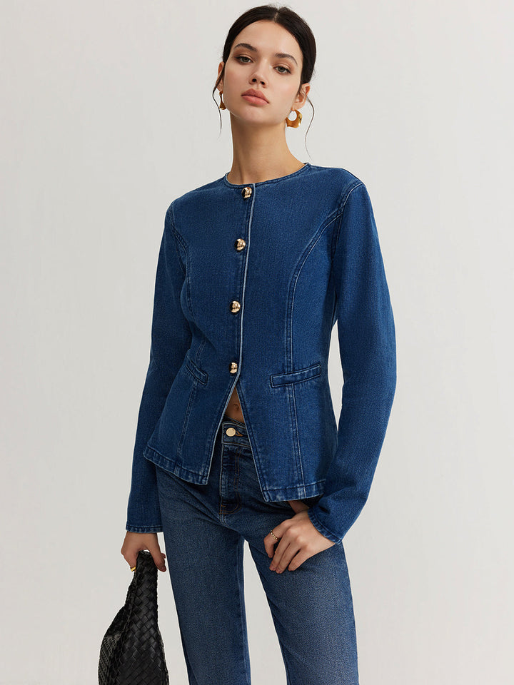 Mune | Down Denim Slim Jacket