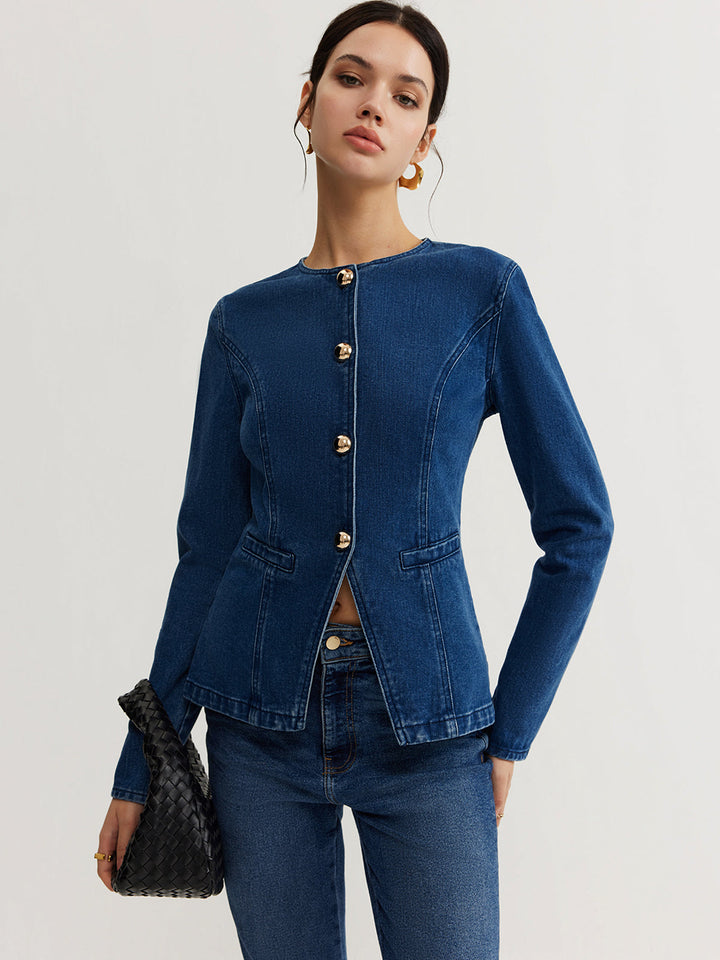 Mune | Down Denim Slim Jacket