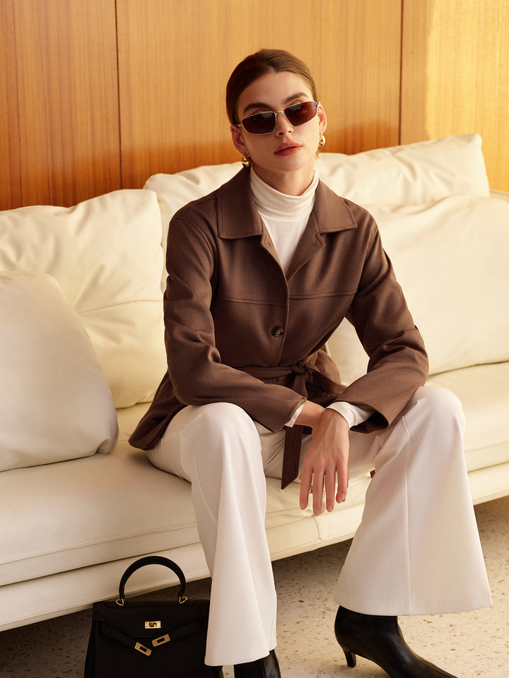 Mune | Suede Belt Bags Polo Jacket