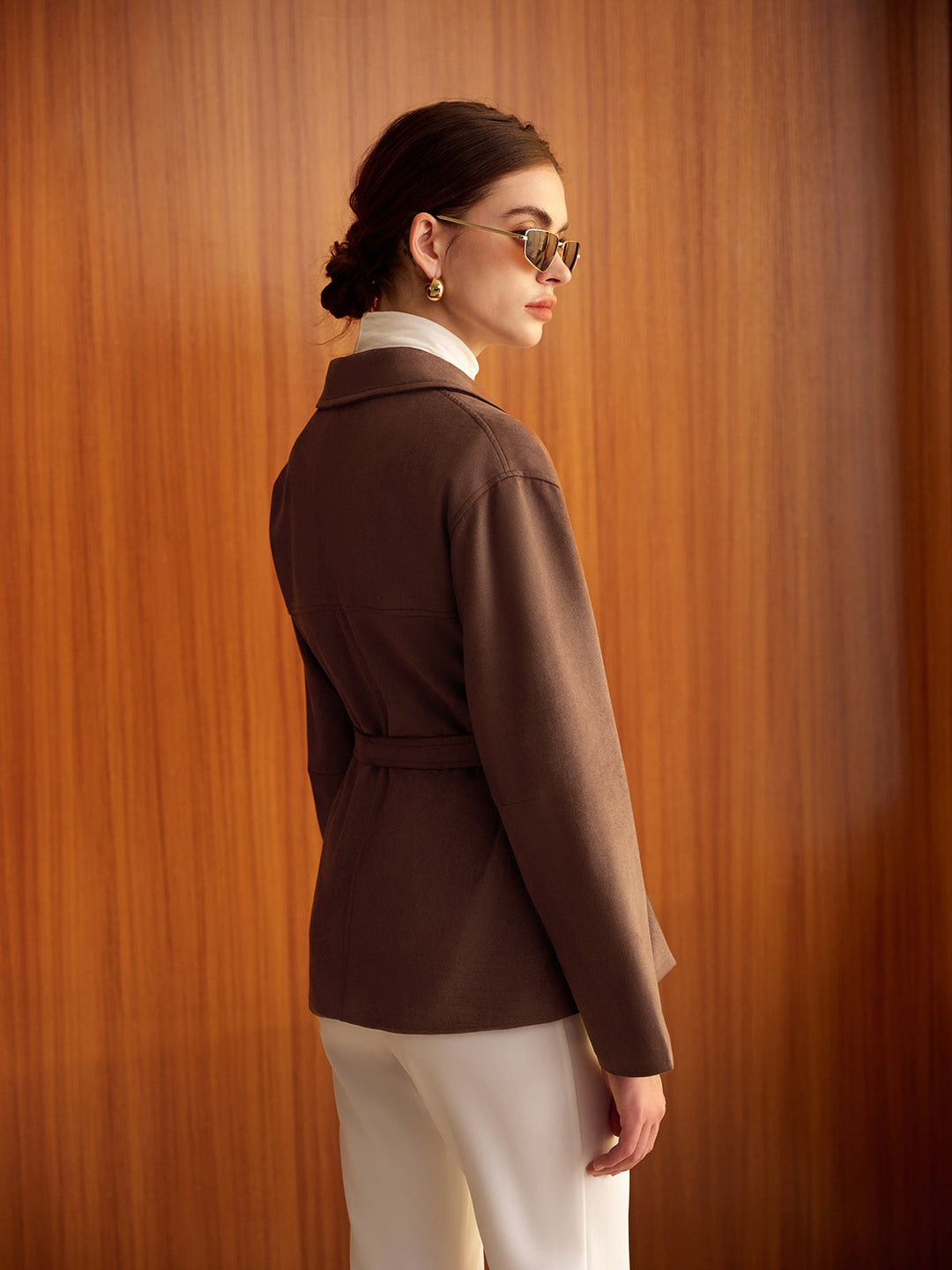 Mune | Suede Belt Bags Polo Jacket