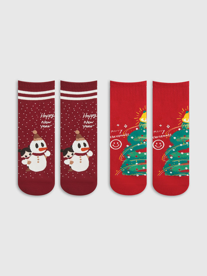 Mune | Cartoon Christmas Gift Box with Socks
