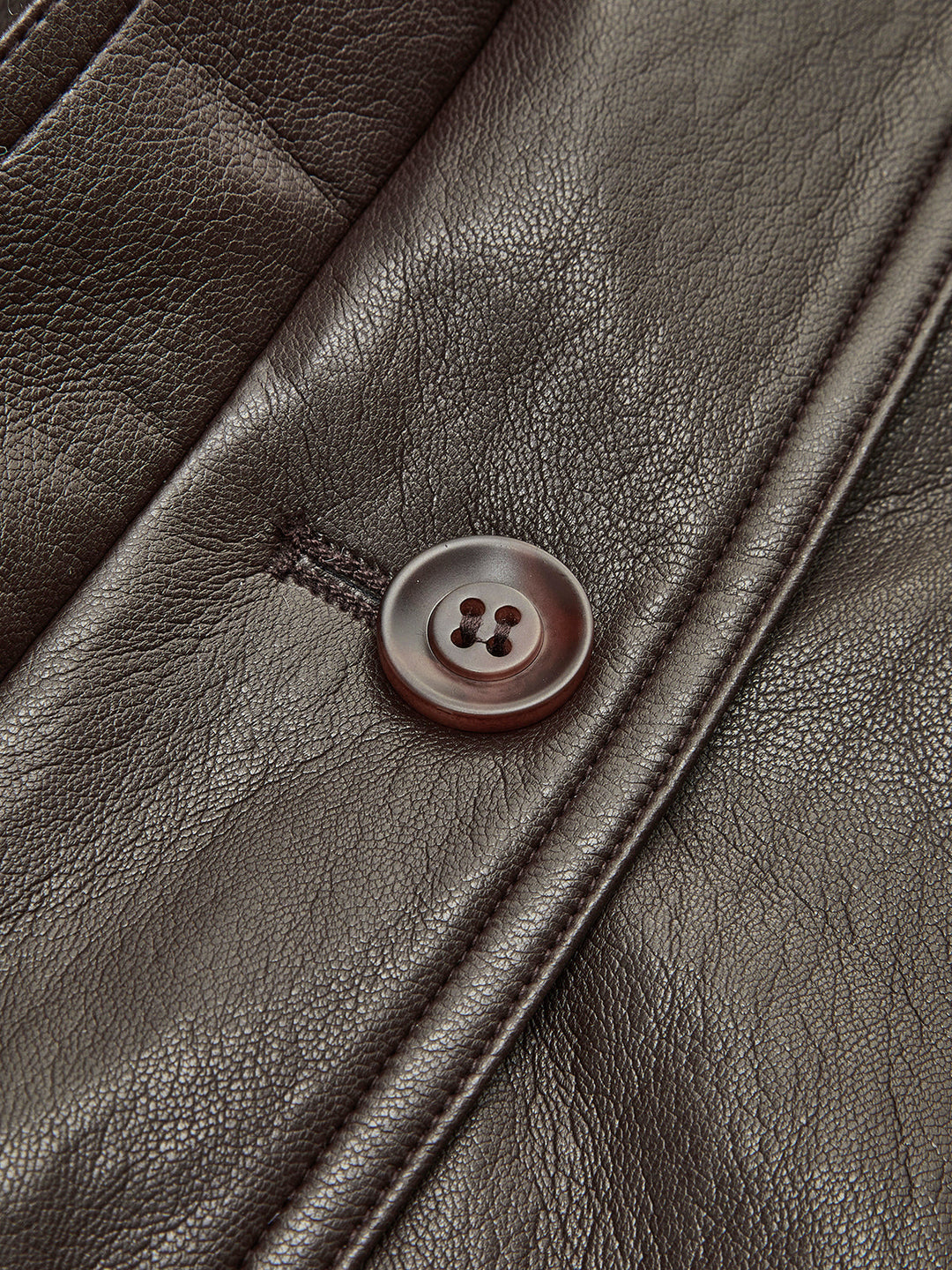 Mune | Pu-Leather Belt Jacket
