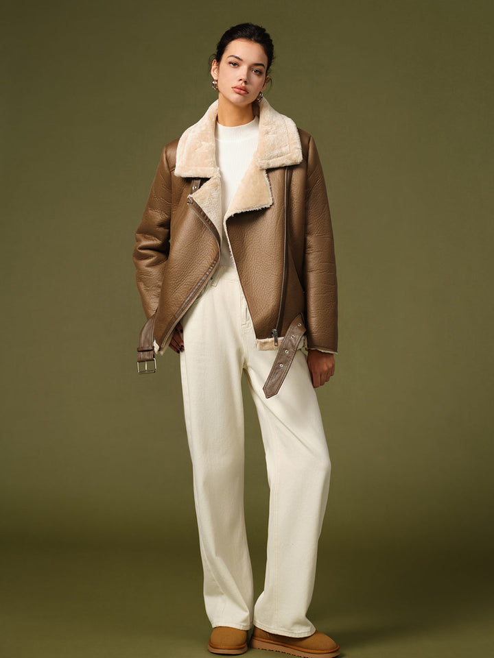 Mune | Belted Soft Fleece Jacket