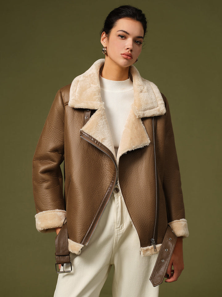 Mune | Belted Soft Fleece Jacket