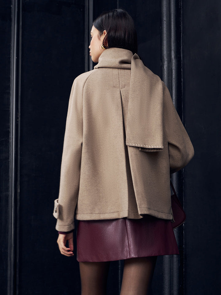 Mune | Jacket with Matching Button Scarf