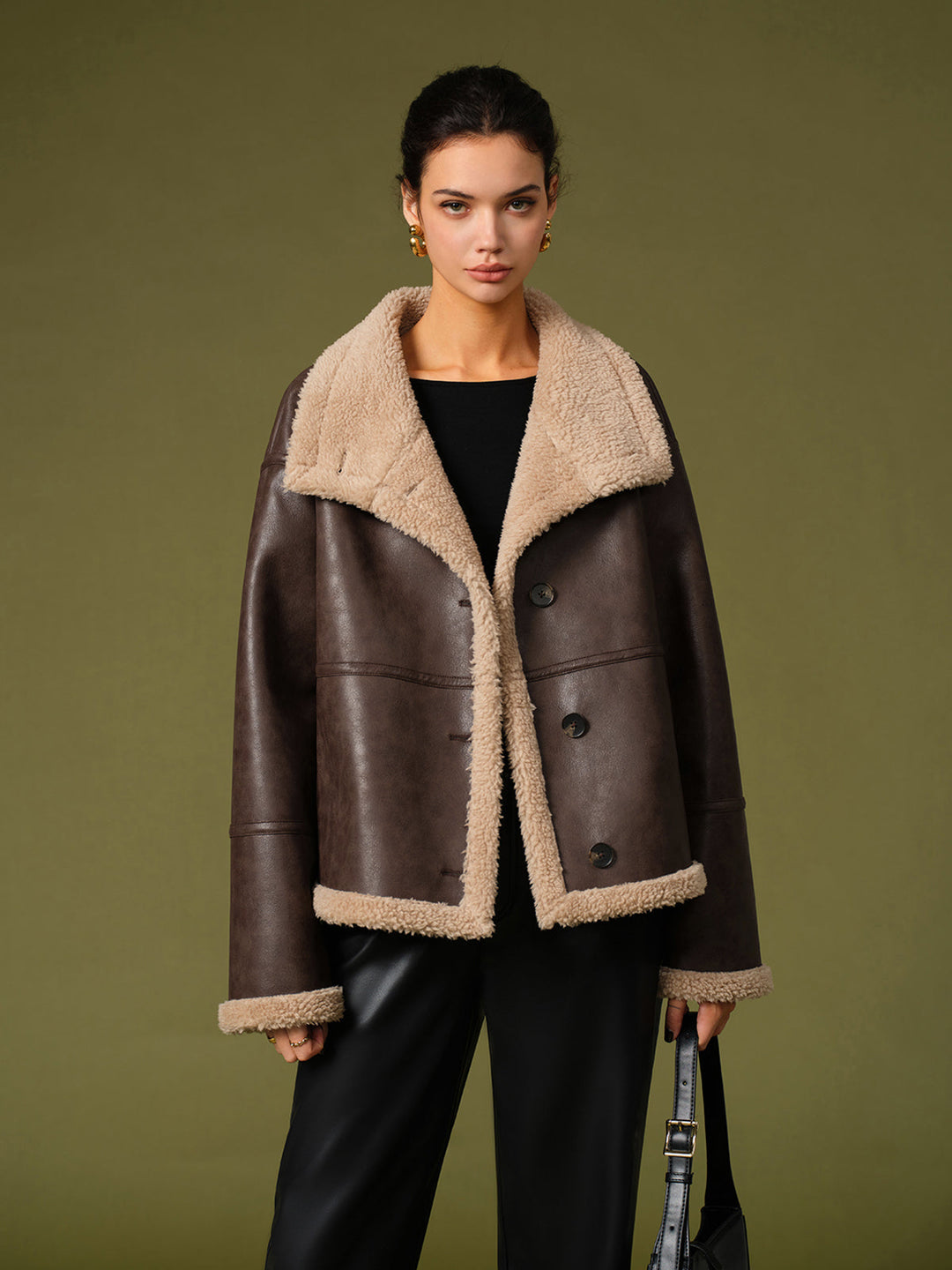 Mune | Pu Leather Warm Jackets