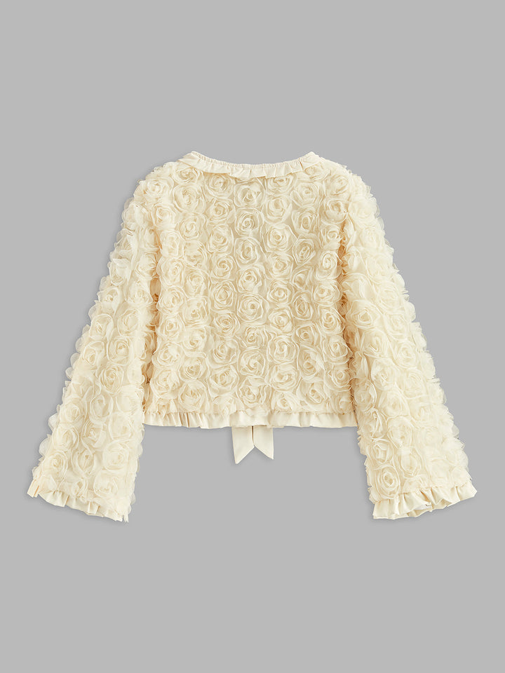 Mune | Tie Front Rosette Jacket