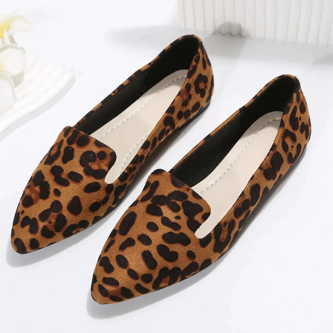 Mune Fashion | Orthopedic Leopard Lace Toe Loafers