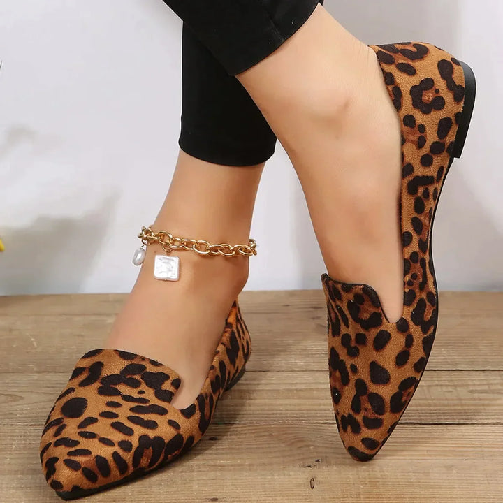 Mune Fashion | Orthopedic Leopard Lace Toe Loafers