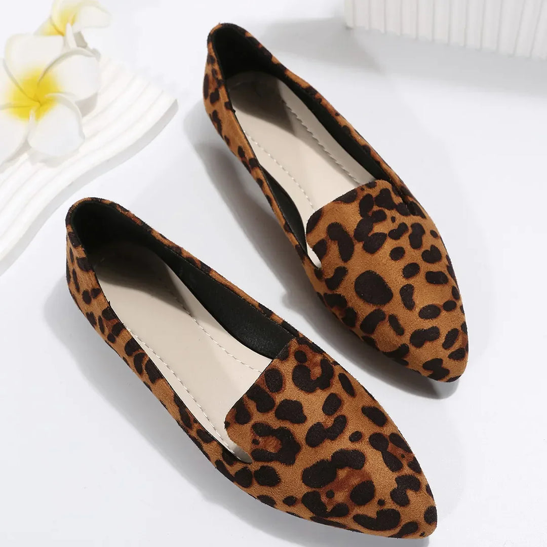 Mune Fashion | Orthopedic Leopard Lace Toe Loafers