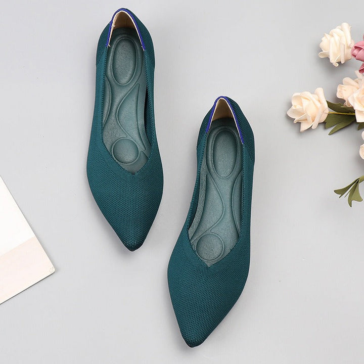 Beige ballerina comfort shoes Mune Fashion