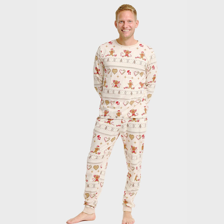 Mune | Christmas Cookie Christmas Pajama beige Men's