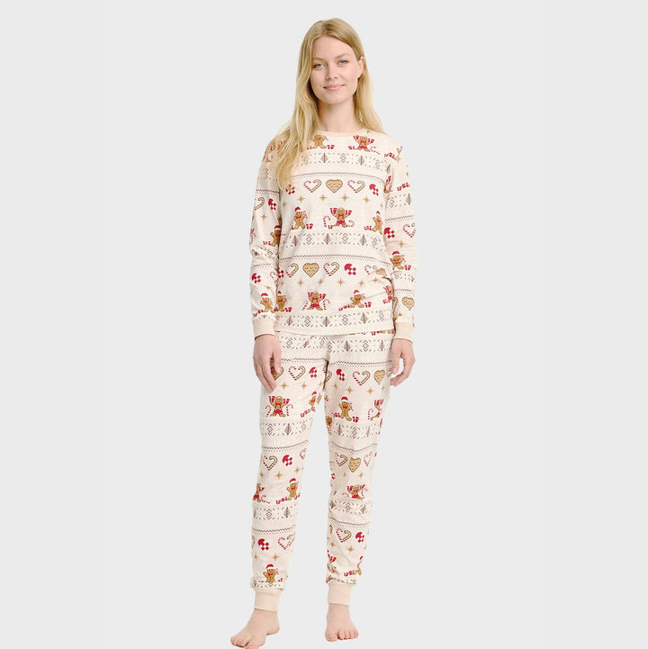 Mune | Christmas Cookie Christmas Pajamas beige Women