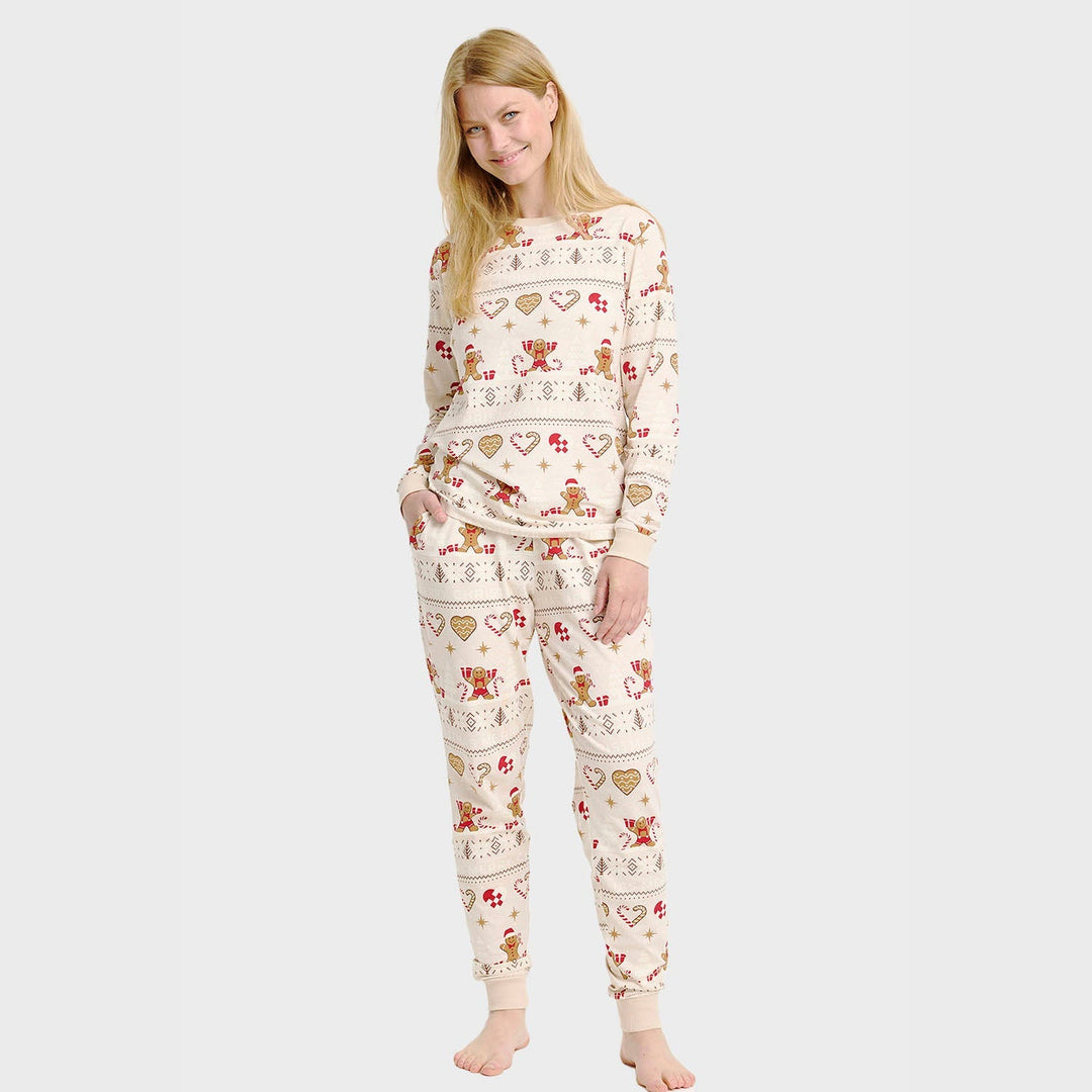 Mune | Christmas Cookie Christmas Pajamas beige Women