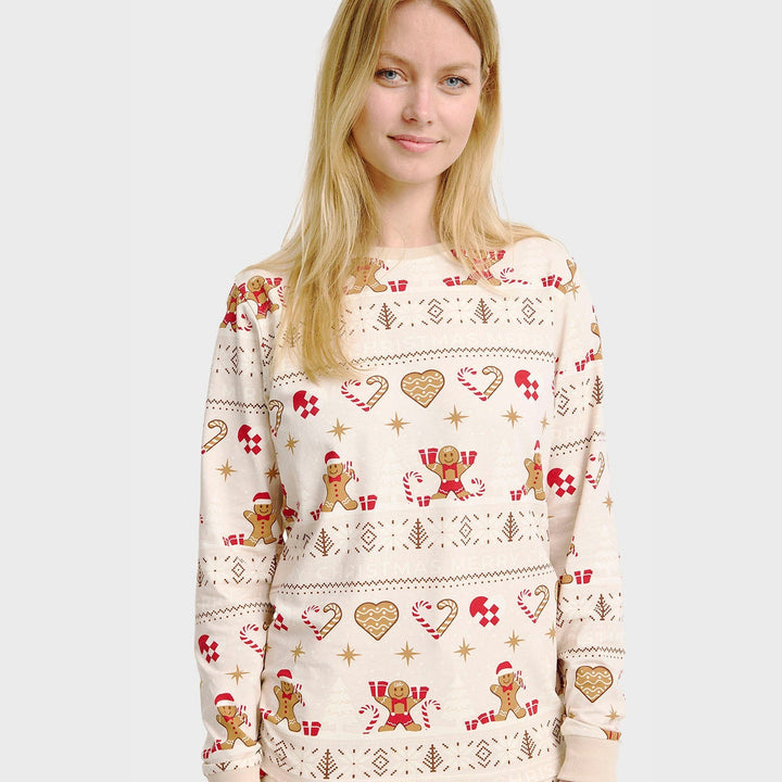 Mune | Christmas Cookie Christmas Pajamas beige Women
