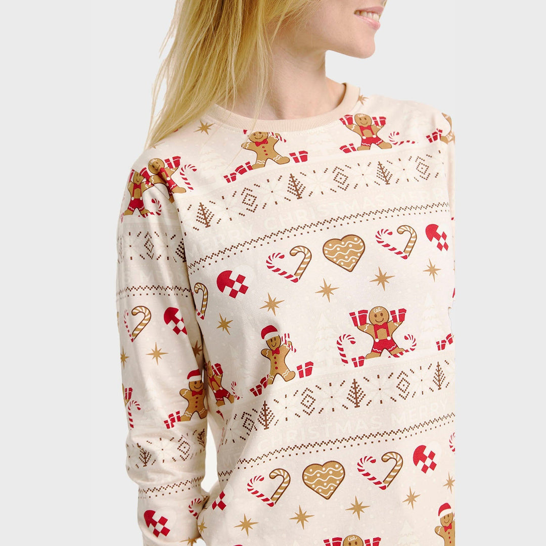 Mune | Christmas Cookie Christmas Pajamas beige Women