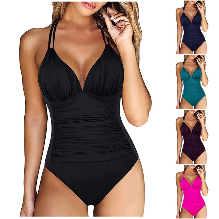 Mune | Shaping Swimsuit with Push-Up Bikini Top and V-Neck for Women