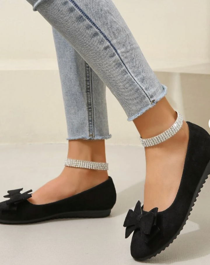 Mune Fashion | Bow Orthopedic Ballet Flats Women's Shoes