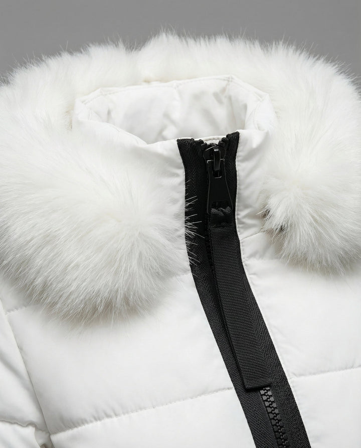 Windproof Women's Puffer Coat Warm