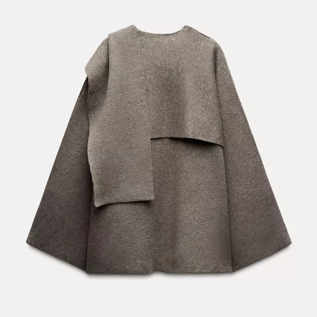 Mune | Cape Coat - Fashionable Cape Jacket