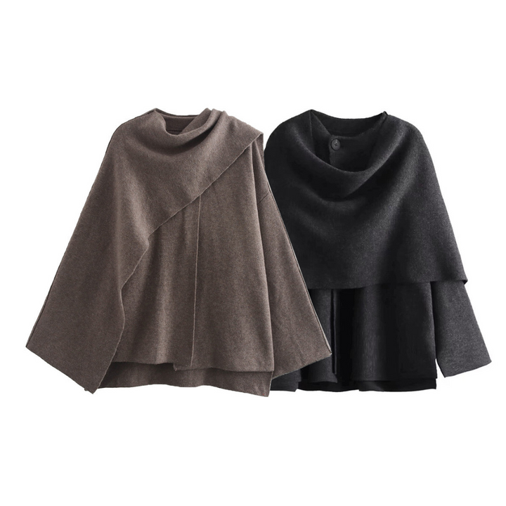 Mune | Cape Coat - Fashionable Cape Jacket