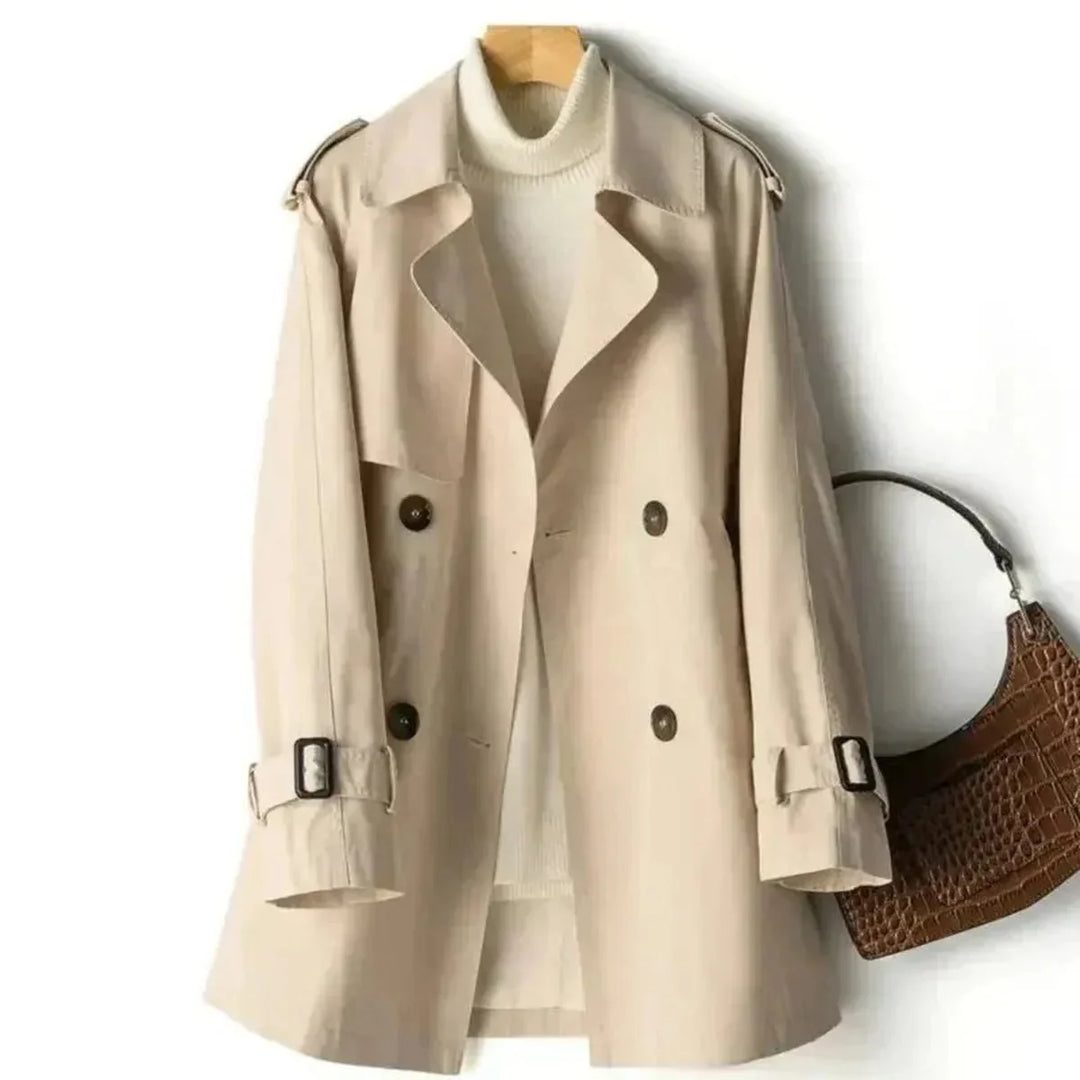 Mune | Belted Double-Breasted Trench Coat For Women
