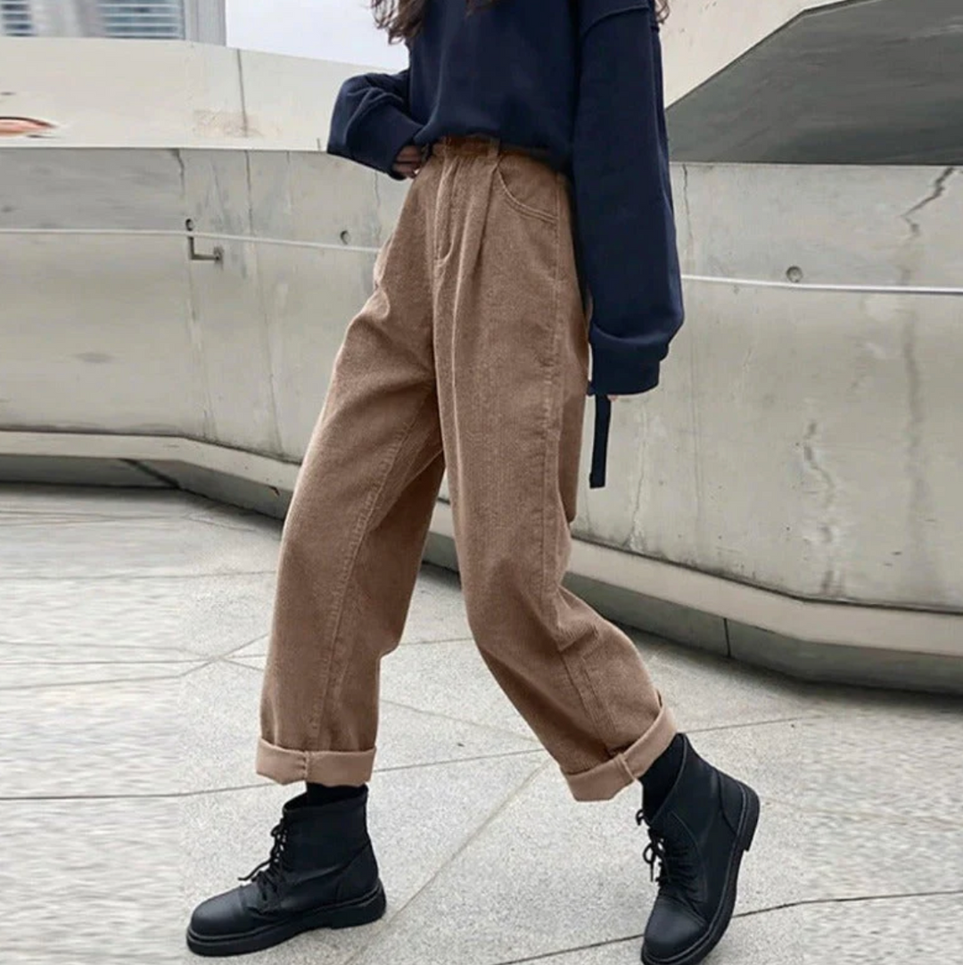 Mune | Casual ribbed corduroy pants