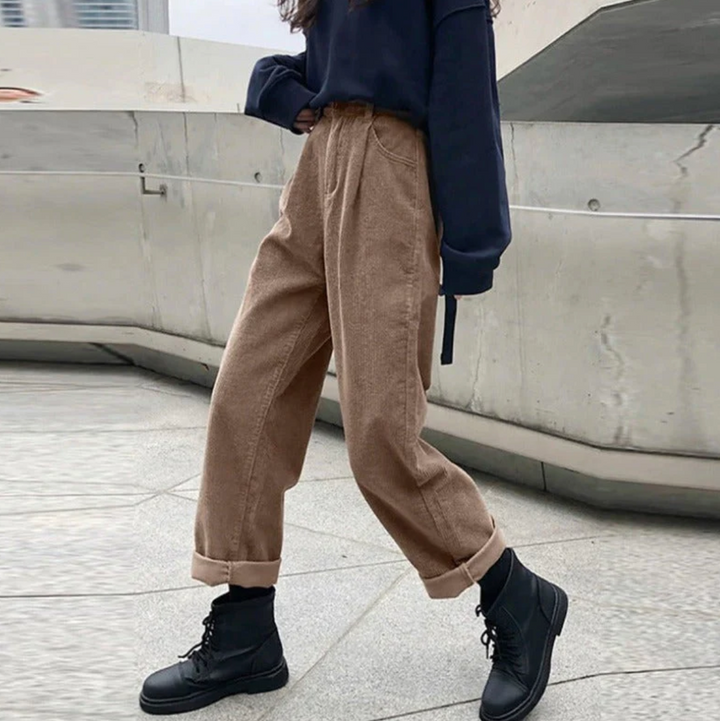 Mune | Casual ribbed corduroy pants