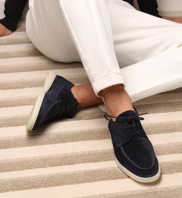 Luxurious leather lace-up loafers for men Mune Fashion